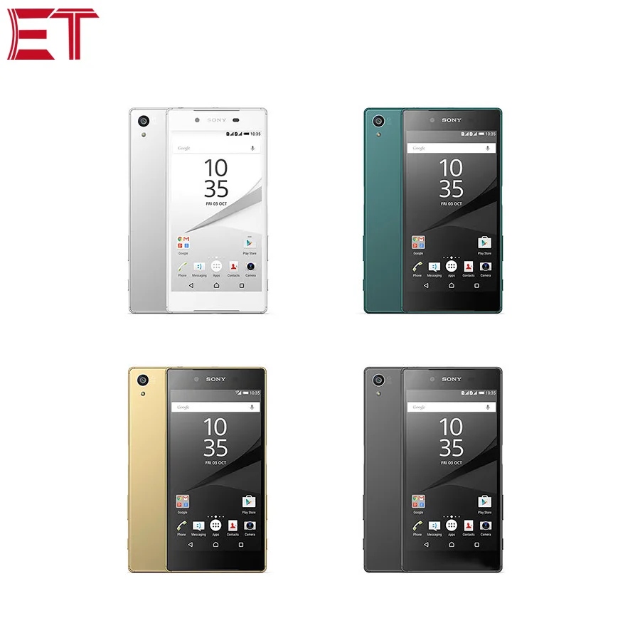 Мобильный телефон sony Xperia Z5 E6633, 5,2 дюймов, 3 Гб ОЗУ, 32 Гб ПЗУ, Восьмиядерный Водонепроницаемый Пылезащитный телефон Snapdragon 810 с двумя sim-картами
