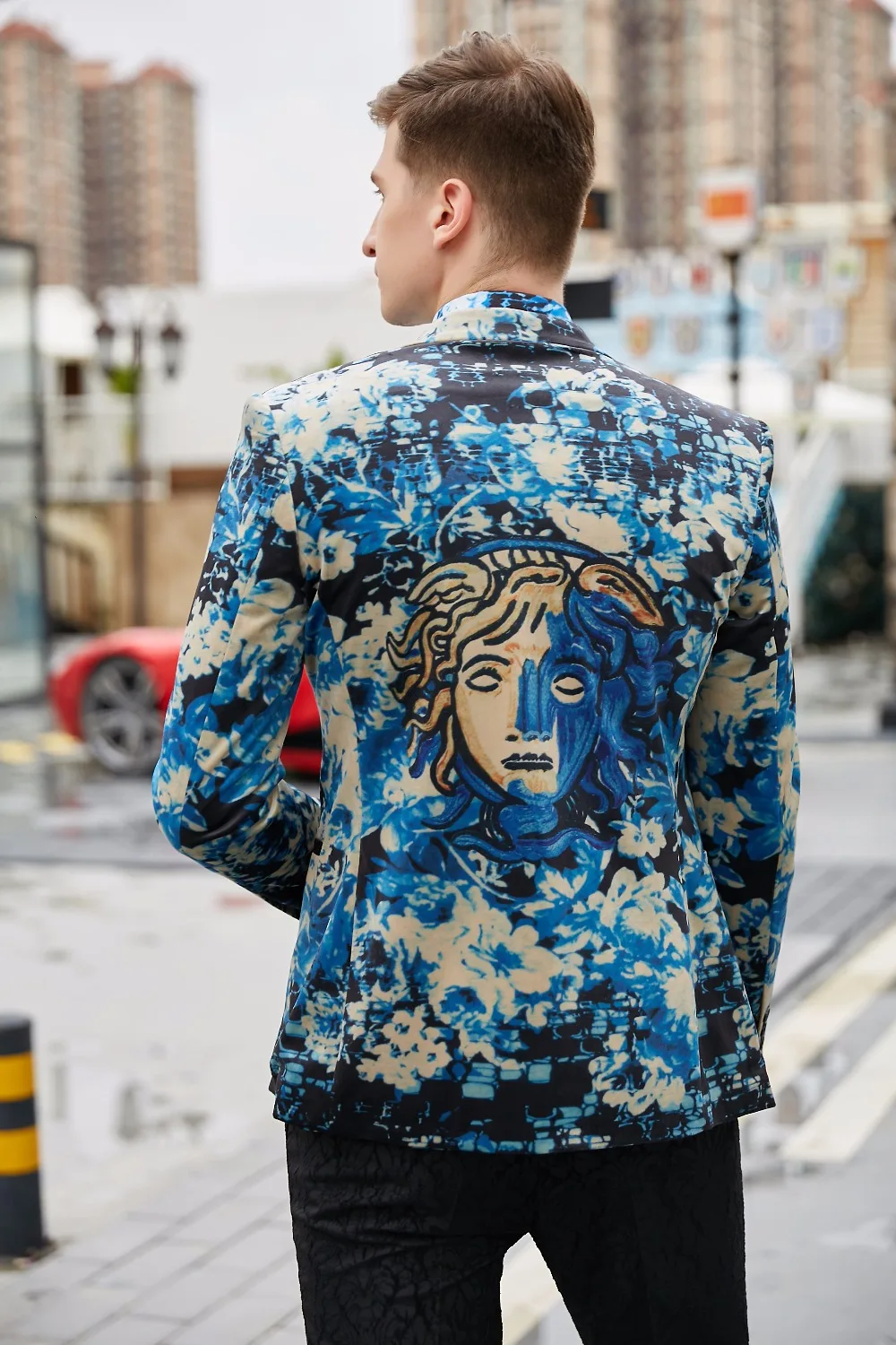 2018 новый дизайн для цветок blazer|Пиджаки| |