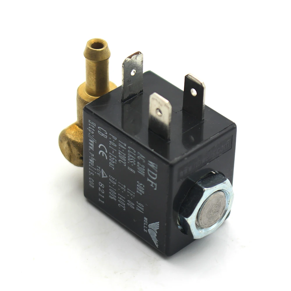 Нормально закрытый N/C AC120V 60 Гц/230 В 50 Гц 9 Вт G1/8 'Латунь Утюг Паровая вода 2 позиции 2 способ соленоида Электрический водяной клапан