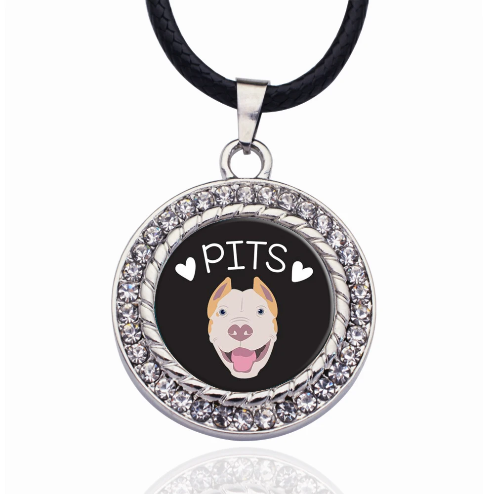 PIT BULL LOVER CIRCLE CHARM Exquisite Sliver/Rose Gold Women Jewelry | Украшения и аксессуары