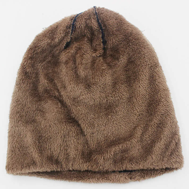 LOVINGSHA зимняя стандартная шапка из искусственного меха теплый мешковатый вязаный