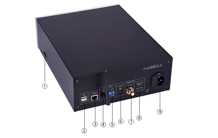 R-023 Soundaware D280 Настольный цифровой проигрыватель HIFI поддержка Roon готов DLNA Airplay Интернет wifi NAS SAMBA USB