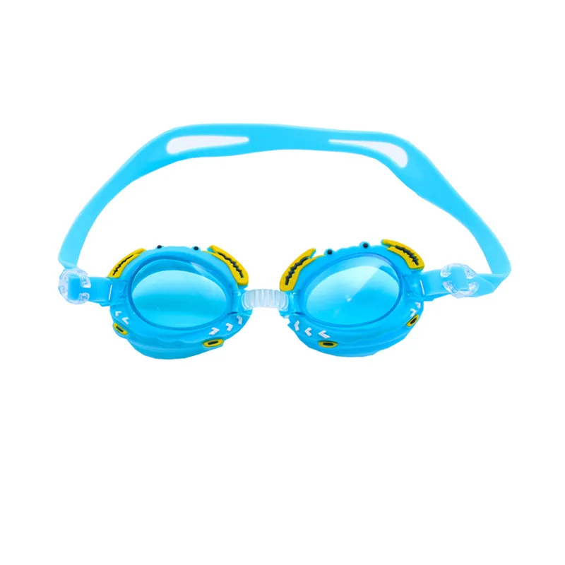 blue goggles Детский купальник-бикини с хвостом русалки для девочек, купальник-бикини с хвостом русалки для девочек, купальный костюм с ластами из монофина - Цвет: blue goggles