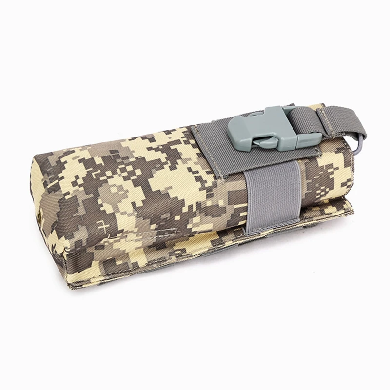 acu Военная Тактическая Сумка для бутылки воды Molle для походов на открытом воздухе, кемпинга, сумки для бутылки воды, водонепроницаемые нейлоновые сумки для скалолазания, чайники - Color: acu