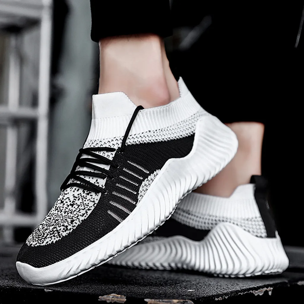 Новая модная мужская повседневная обувь мужские комфортные кроссовки из