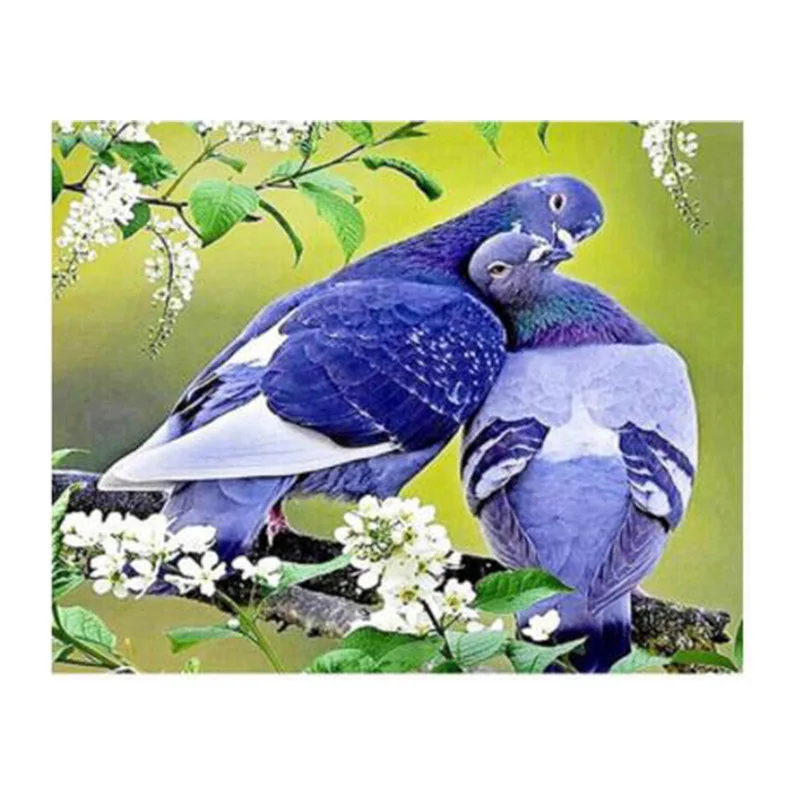 Полная квадратная круглая вышивка 3D сделай сам алмазная живопись голубь