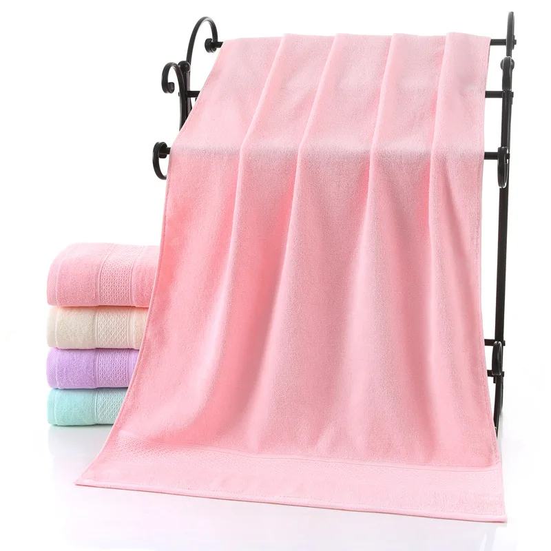 

Solid Color Soft Household Absorbent Bathroom Cotton Towel for Home Daily Use Gift Present