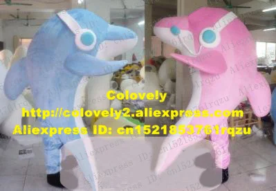 Playsome Голубой дельфин морской свиньи дельфиниды Кит талисман костюм мультяшный