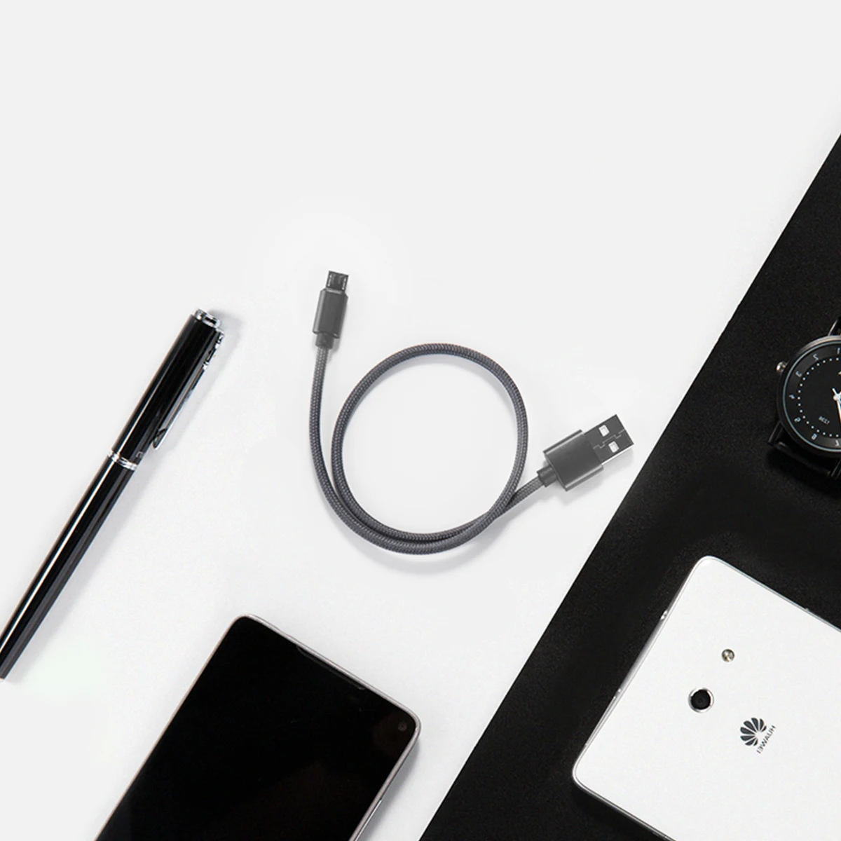 Рок Micro USB быстрая зарядка Micro USB кабель синхронизации данных для Samsung Сяо Mi Ми Huawei 1.8 м 1.0 м 0.3 м 2.1A мобильный телефон кабели
