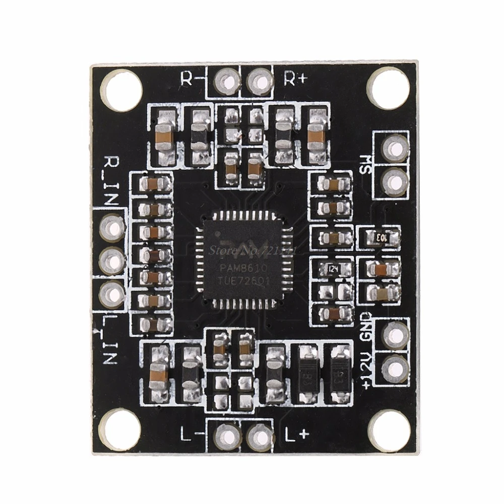 Новый PAM8610 2*15 Вт стерео цифровой усилитель плата двухканальный Прямая