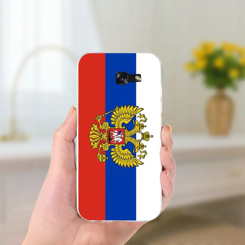 Флаг Российской Федерации Красная Армия Медведь Мягкие силиконовые ТПУ чехлы