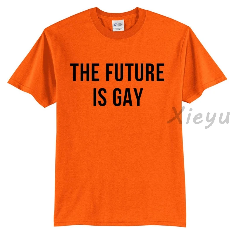 The Future is Gay футболка лесбийская одежда для геев с равными правами футболки |