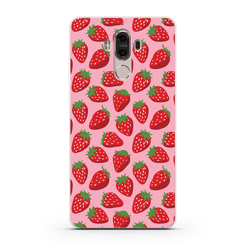 huawei mate 9 Case Silicon panda Painting Soft TPU Back Cover for pro Phone protect Bags shell |