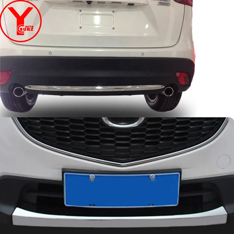 Хромированные Стикеры для переднего бампера mazda аксессуары cx5 cx 5 2013 2014 2015 2016