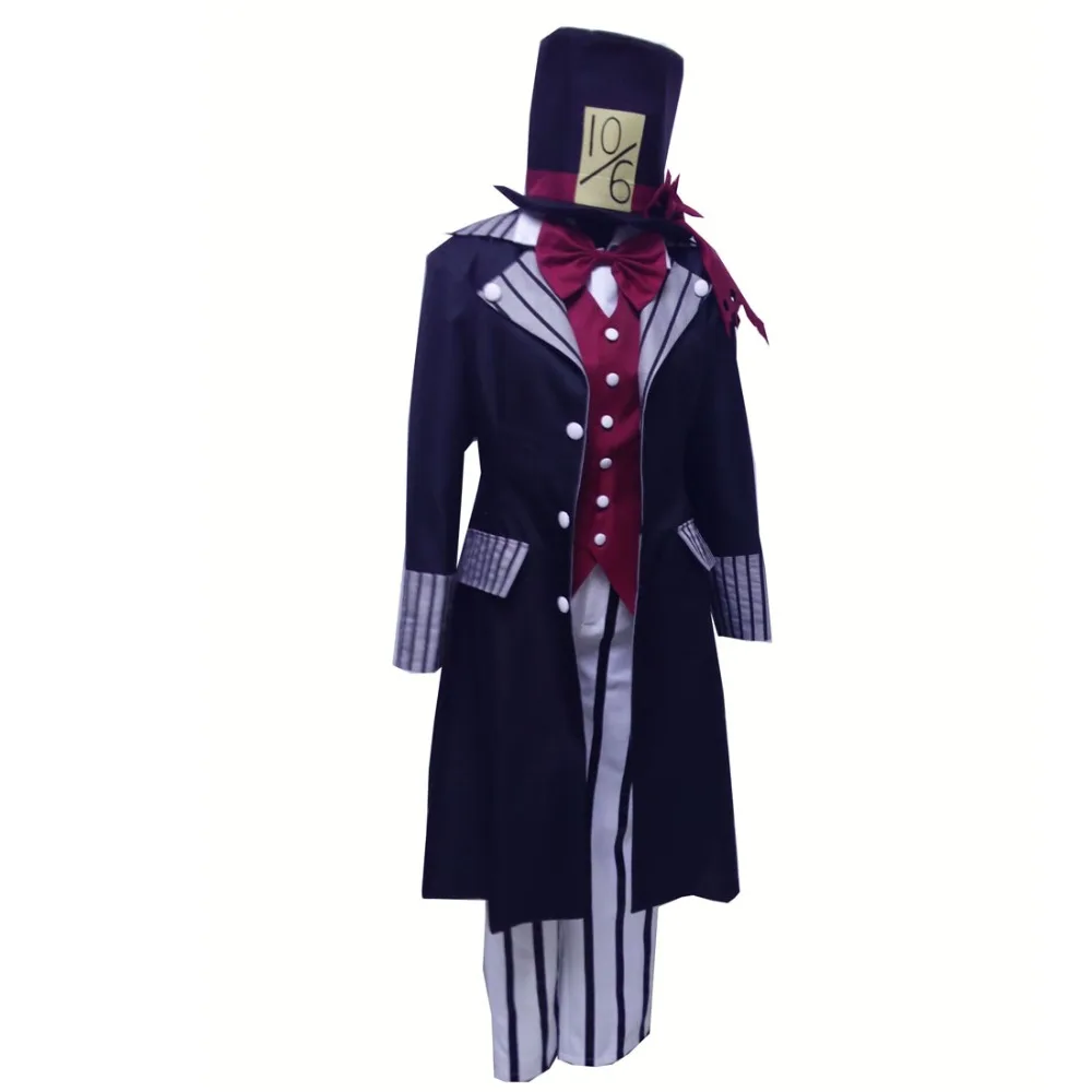 Костюм гробола черного Батлера для косплея 2017|cosplay costume|undertaker cosplayblack butler undertaker |
