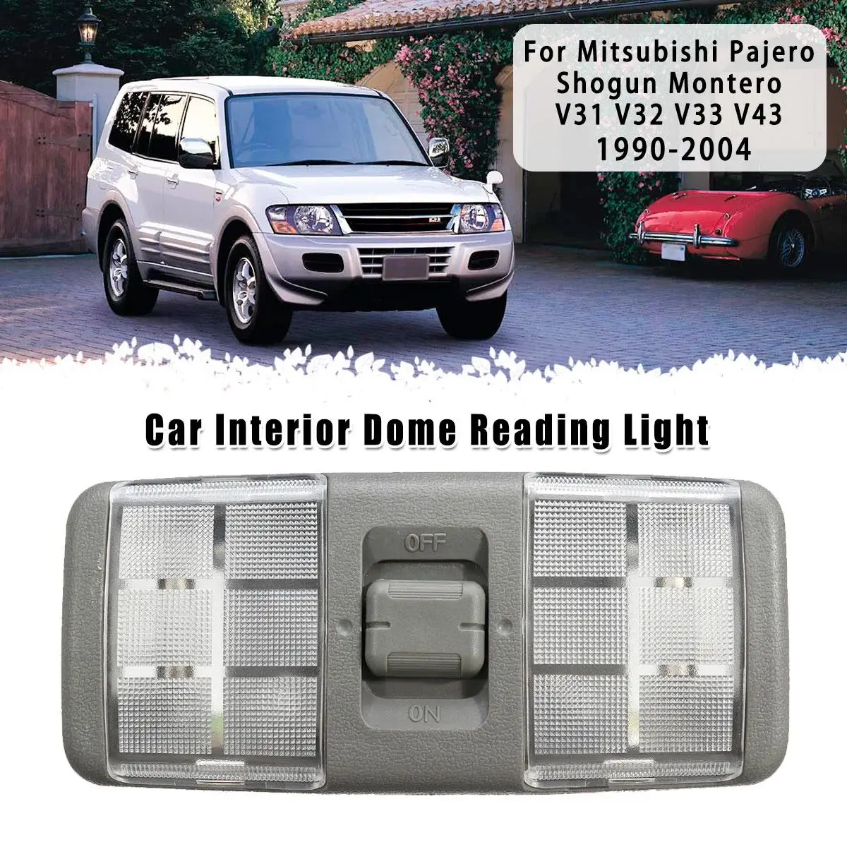 Купольная лампа для чтения на крыше салона автомобиля MB774928 Mitsubishi Pajero Shogun Montero V31 V32