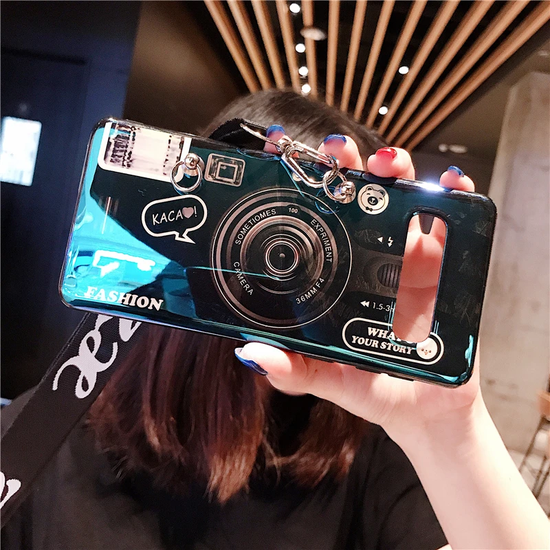 Snzvok Камера стоячий кейс-держатель для samsung Galaxy A2 Core A80 A90 A9 Star Pro A750 J7 плюс J510 Мягкий