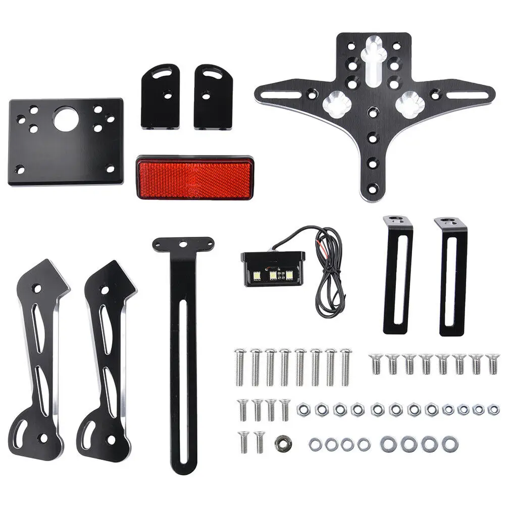 Алюминиевый держатель для номерного знака мотоцикла Yamaha YZF R6 1998 1999 2000 2001|Номерной