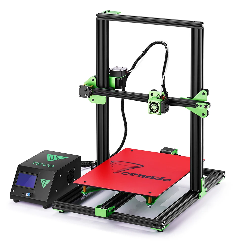 TEVO Tornado 3d принтер Полностью Собранный алюминиевый экструзионный Высокое