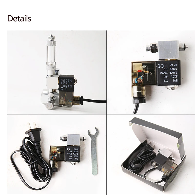 

Carbon dioxide solenoid valve module co2 solenoid valve regulator pressure used in cylinder water grass aquarium electromagnetic