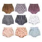 Летние шорты для мальчиков и девочек, милые короткие шаровары для новорожденных, Короткие трусы подгузники, трусики для младенцев, эластичные Большие полипропиленовые штаны, Хлопковые Штаны