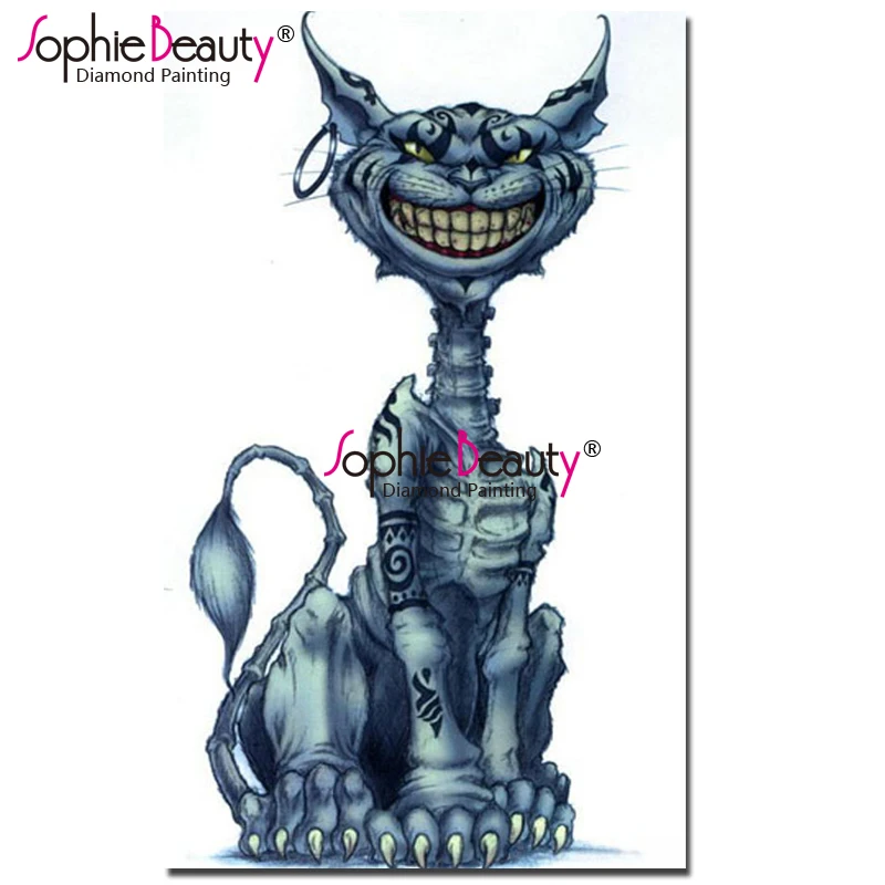 Sophie Beauty Diy алмазные картины с крутым котом бриллианты животным узором стразы