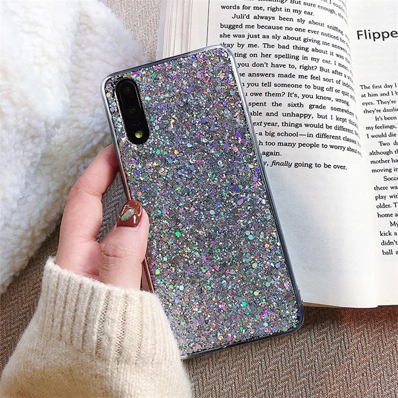 Чехол для телефона для huawei P Smart P20 Pro P10 P8 P9 Lite Nova 2 2S 2i Honor 8, 9, 10, Силиконовые Bling Блестящий со стразами и пайетками чехол s