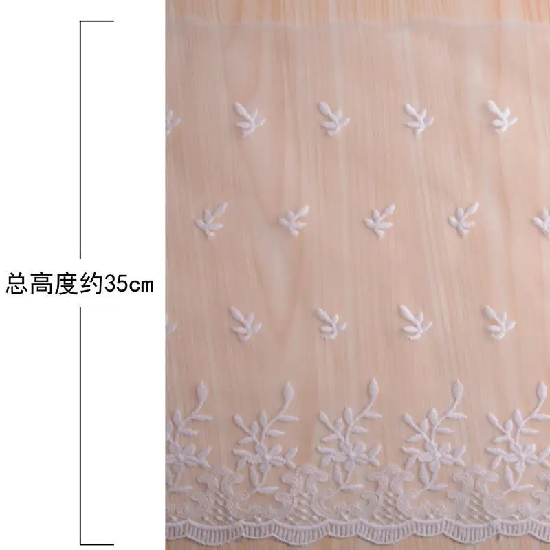 13 ярдов/партия кружевная ткань с белой сеткой 35 см | Дом и сад