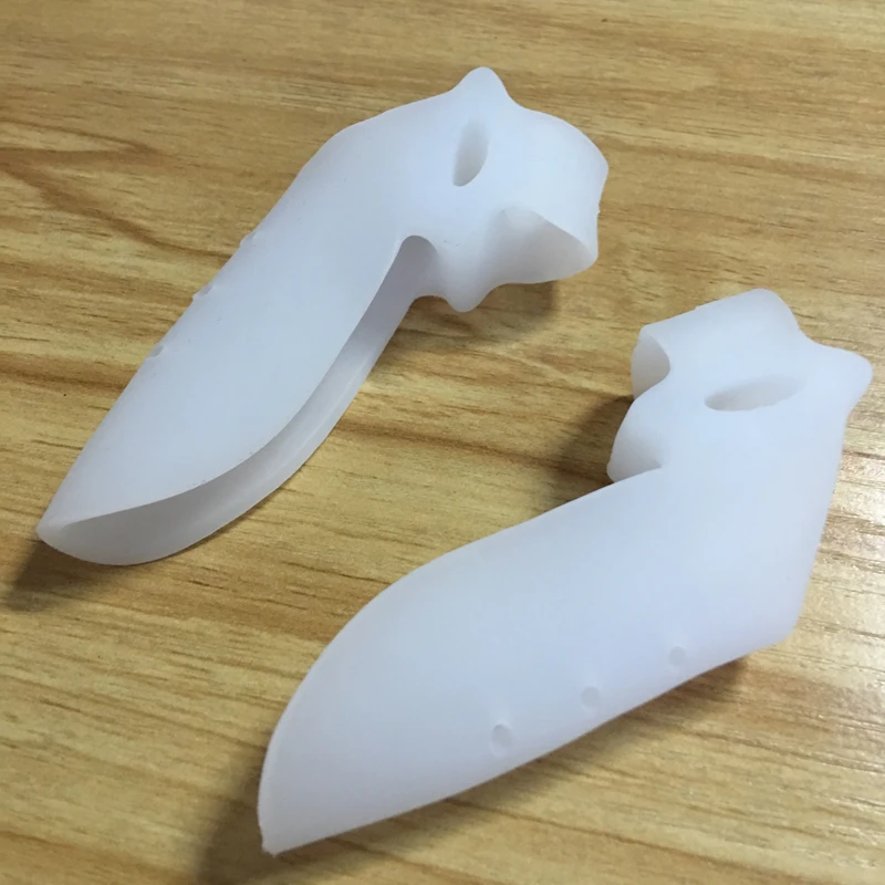 

2Pair Silicone Toe Separators Gel Toe Separator Hallux Valgus Plantar Fasciitis Toes Correctores Toe Ring Separador De Dedos