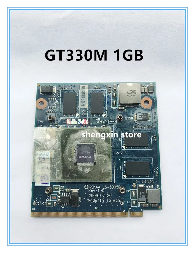 Видеокарта GT 330M видеокарта для ноутбука TOSHIBA A500 L550 1G kkaa K000092390 MXM II графическая VGA |
