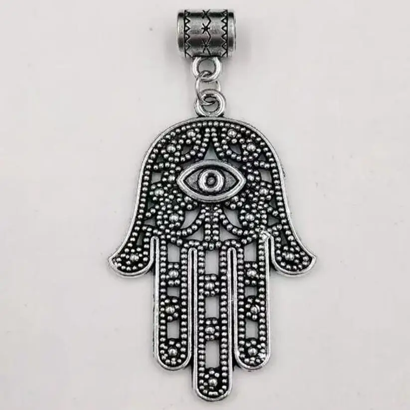 Розничная продажа новинка европейский и американский стиль Fatima Hamsa амулеты для