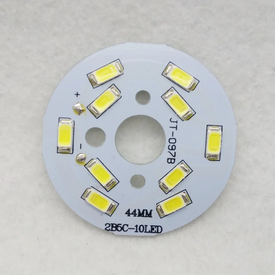 UMAKED 5 вт 44 мм светодиодная печатная плата панель SMD5730 светодиодные кристаллы