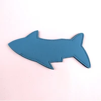 fast shipping ice cream sleeve for environmental shark shape pure color popsicle holder neoprene pop holders tools