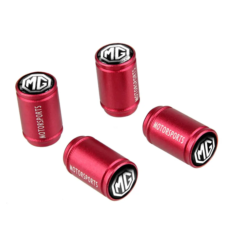 Red for MG Колпачок Клапана s для Opel Astra j g Corsa Insignia Vauxhall Zafira Vectra MG 3 5 7 украшение шин колпачок ствола колеса пыли автомобилей - Цвет: Red for MG