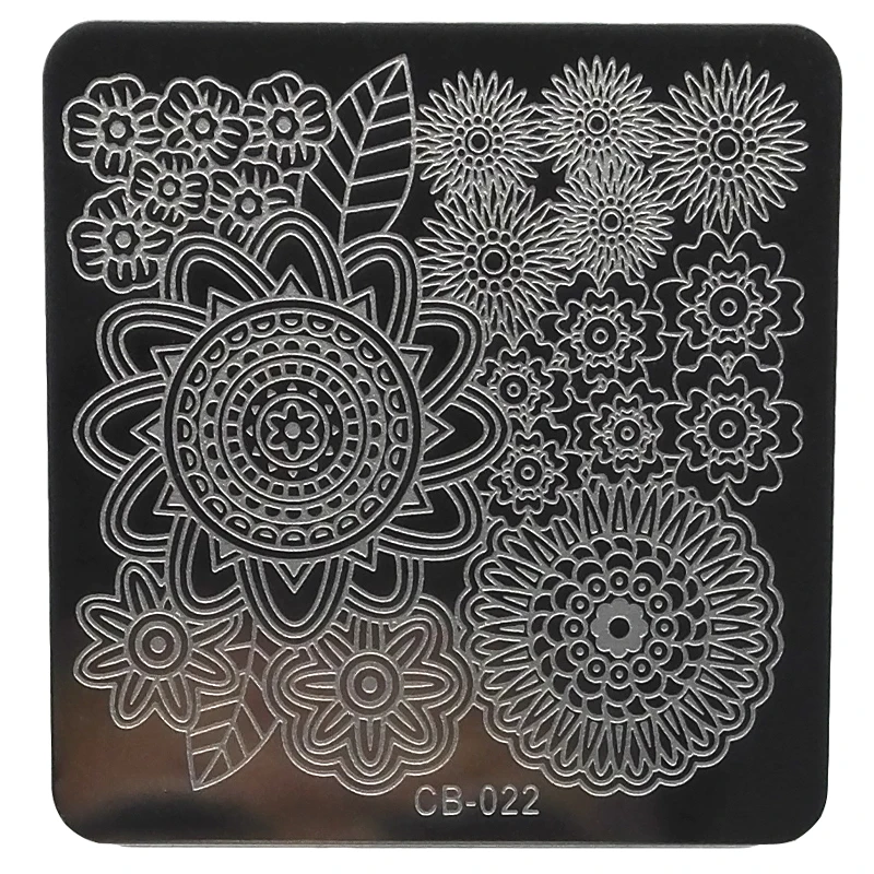 Новое поступление 1 шт. 6 см модные пластины для стемпинга ногтей из нержавеющей