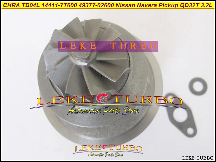 Турбокартридж сердечник CHRA TD04L 14411-7T600 49377-02600 49377 02600 для Nissan Navara пикап D22 TD27 NS25 QD32 QD32T