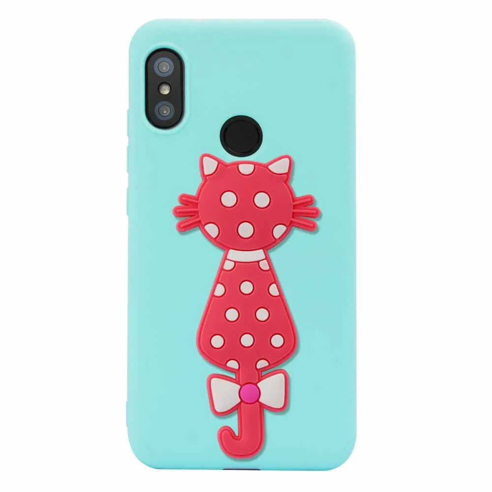 Xiaomi mi A2 Lite/красный 6 Pro/mi x 2 s/S2/Y2 случая высокого патч милый маленький кот роспись