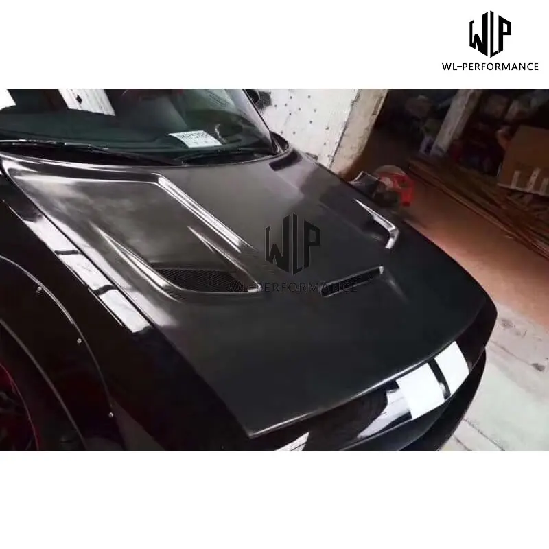 Высокое качество углеродного волокна/FRP Неокрашенный капот двигателя капоты автомобиля Стайлинг для Dodge Зарядное устройство SRT Hellcat автомобильные наборы кузова 08-17