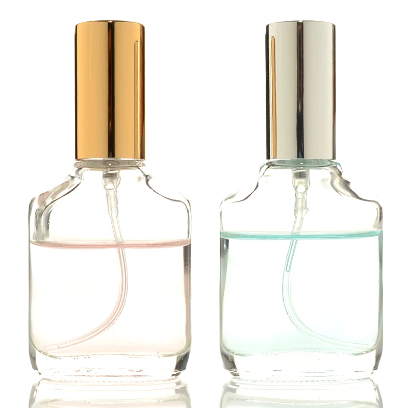 12ML Portable Simple Square Perfume Glass Spray Perfume Bottle 100PCS/LOT