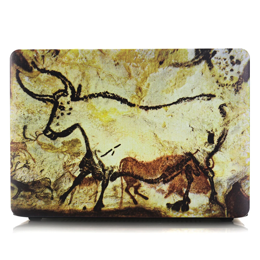 Защитный жесткий чехол с рисунком цветов для MacBook 12 дюймов Air 11 13 Pro 15 Retina |