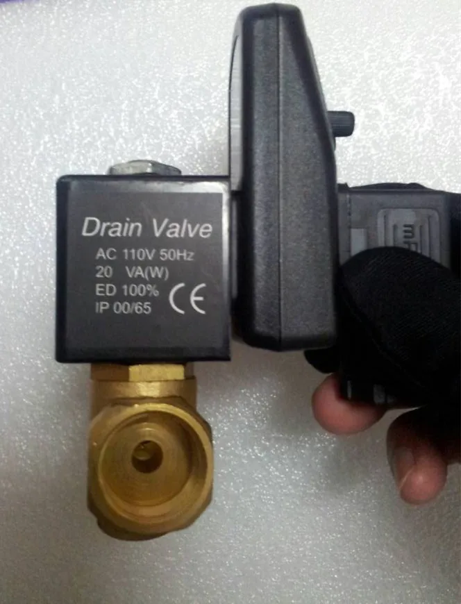 Автоматический фотоконденсаторный автоматический дренажный клапан 110 В 1/2 дюйма