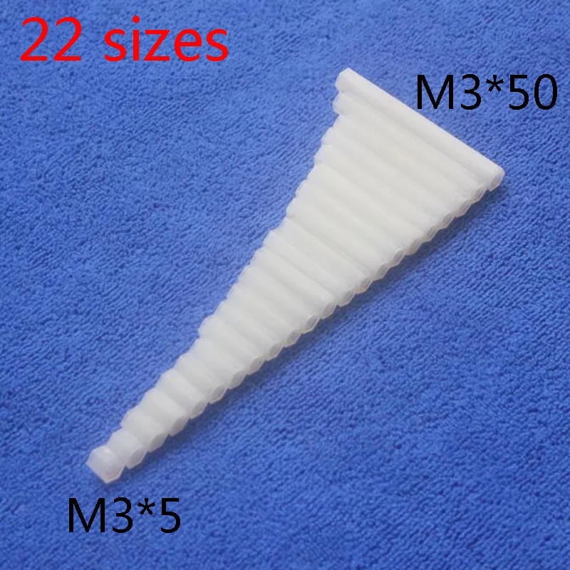 M3 * 40 мм 1 шт. Белая нейлоновая Шестигранная Женская противостоящая прокладка