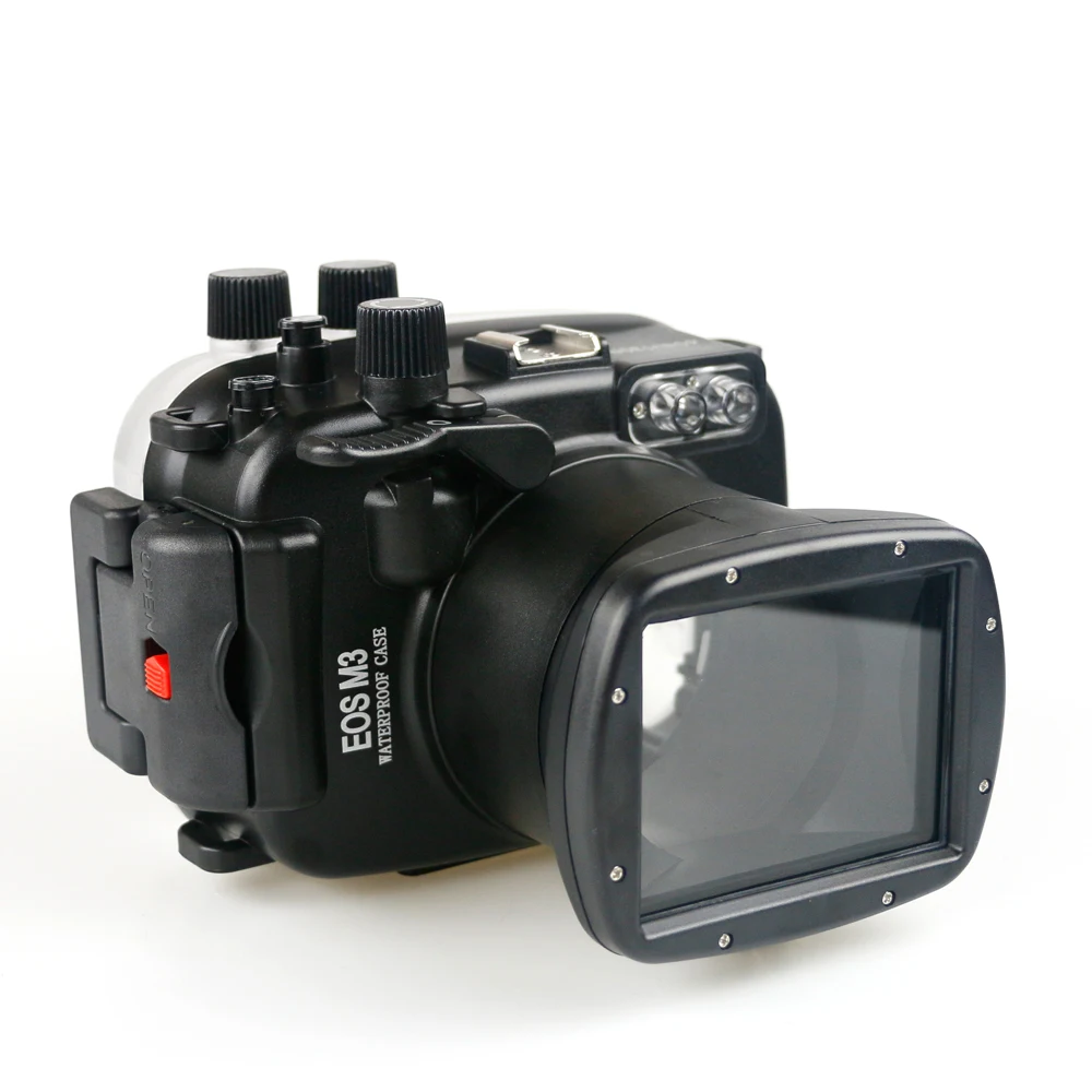 Водонепроницаемый чехол для камеры Canon EOS M3 18 55 мм 40 м 130 футов встроенный датчик