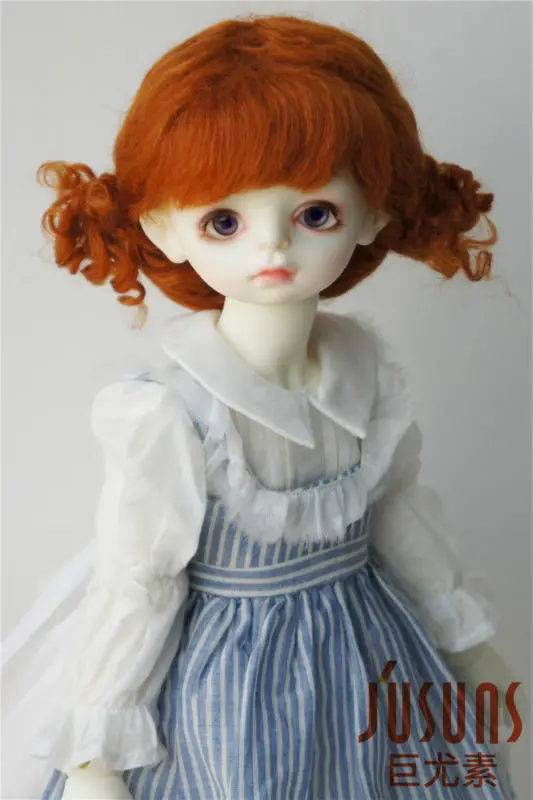 JD294 1/3 23-25 см SD мохер BJD парики детский твинхвост парик мохера 9-10 дюймов кукла парики модные аксессуары куклы