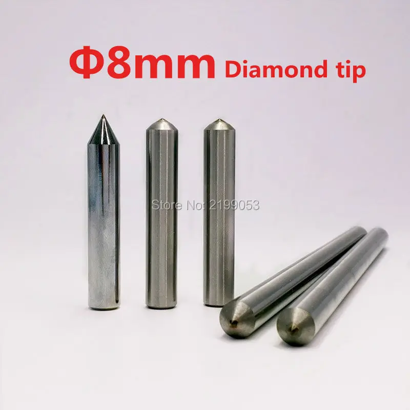 2pcs/lot engrave tool diamond tipped dremel engraver tip drag engraving bit 8mm shank diameter | Инструменты