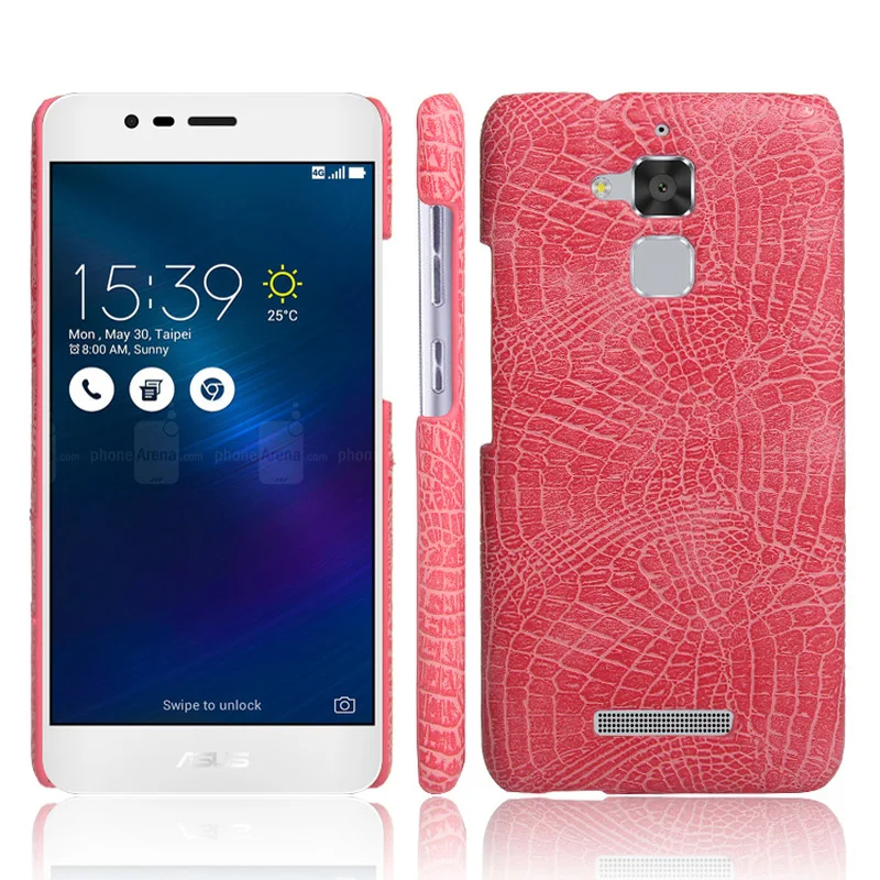 ASUS ZenFone 3 MAX 5 2 &quotZC520TL чехол-бампер из крокодиловой кожи X008D X008DA ZC520 ZC 520 TL 520TL жесткий