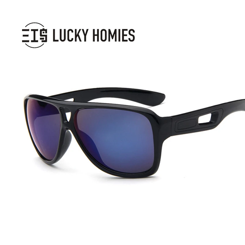 Fashion Sunglasses Men women Driving Mirrors Coating Points Black Frame Eyewear Male Sun Glasses | Аксессуары для одежды