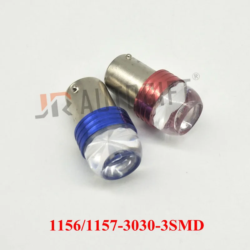 10 шт. супер яркие DC12V 1156 1157 3SMD BA15S белый/красный/синий/зеленый/желтый P21W светильник