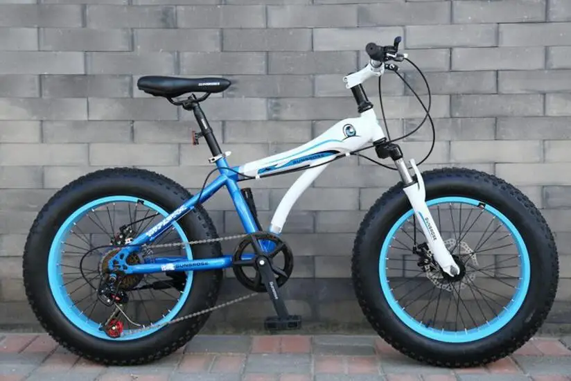 Зимний велосипед MTB 2" 7 21 24 27 скорость двойной диск горный Fat велосипедная Подвеска стальная рама 4" Шины алюминиевые колеса 20kgs pus'