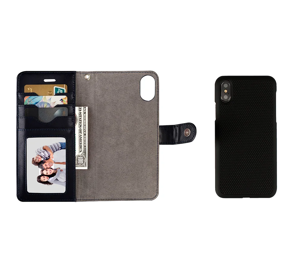 Роскошный защитный чехол-книжка из искусственной кожи чехол для iPhone X XS 8, 8 Plus, 7, 7 Plus, 6 6s plus, чехол на магните с отделениями для карт для samsung S8 S7 note8